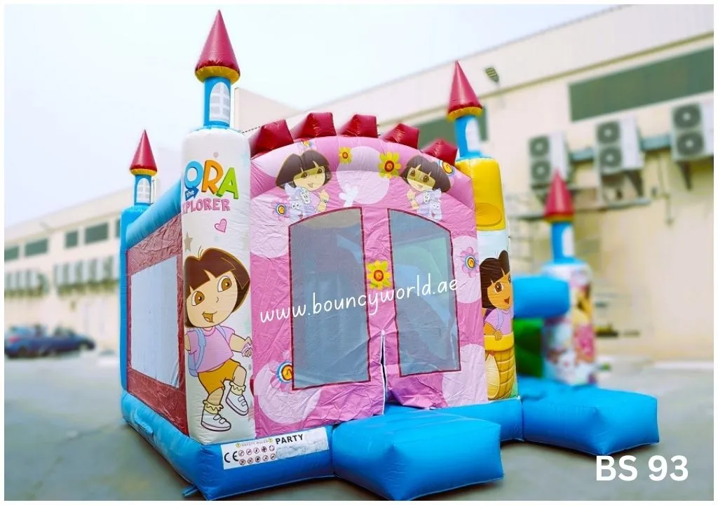 Dora The Explorer Bouncy Castle and Slide Code: BS 93