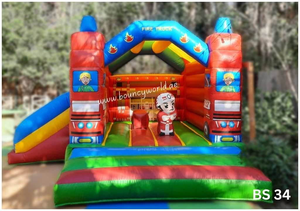 Mini Fire Truck Bouncy & Slide Code: BS 34