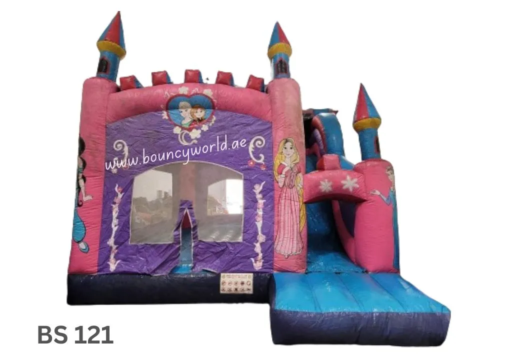 Colorful Towers Inflatable Princess Combo Code: BS 121