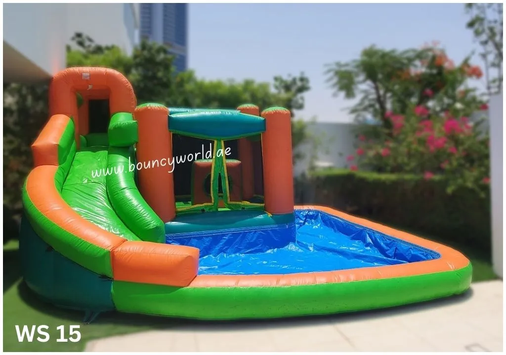 Water & Jump Big Jumping Area Pool and Slide Code: WS 15