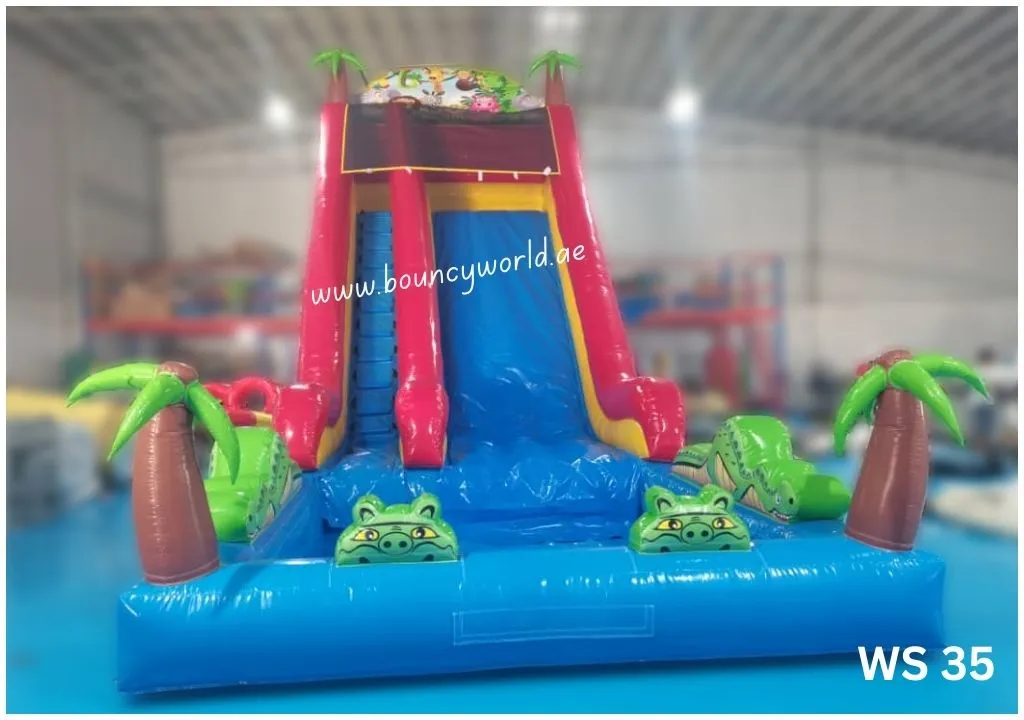 Crocodile Jungle Fun Pool & Slide Code: WS 35