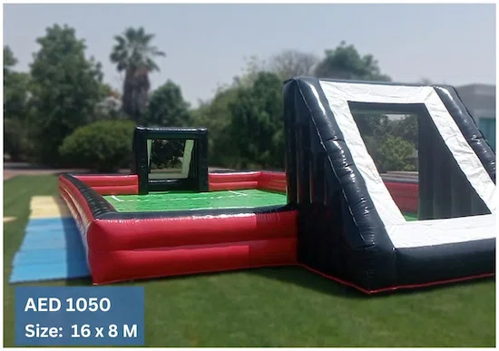 Large Slippery Football Field 16x8M